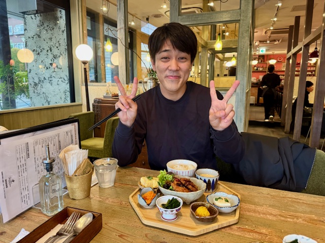 スタッフyuyaとランチミーティング